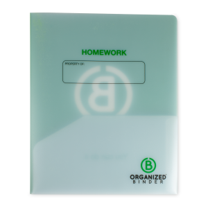 Organized Binder Homework Folder
