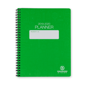 Organized Binder Student Planner 2019-2020