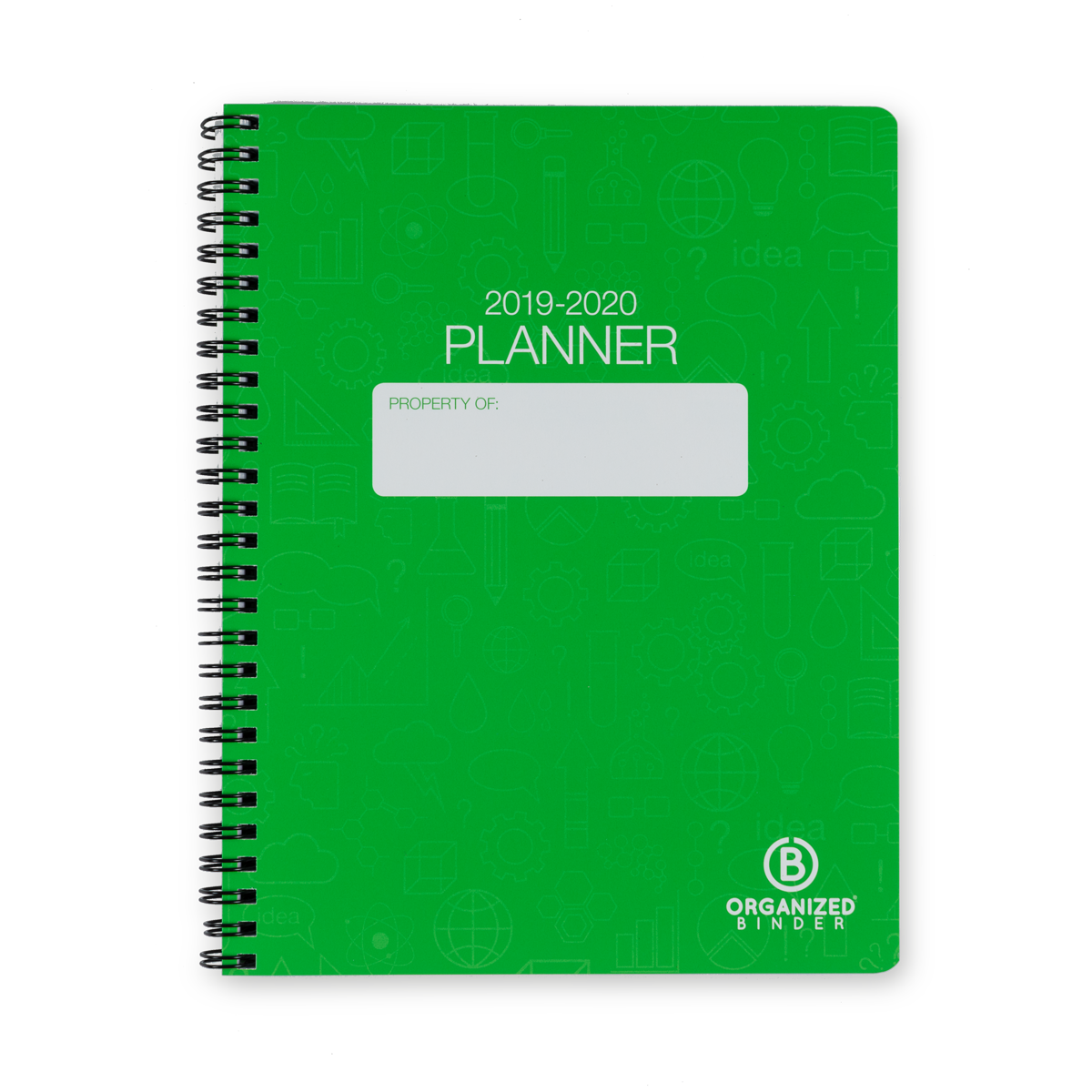Organized Binder Student Planner 2019-2020